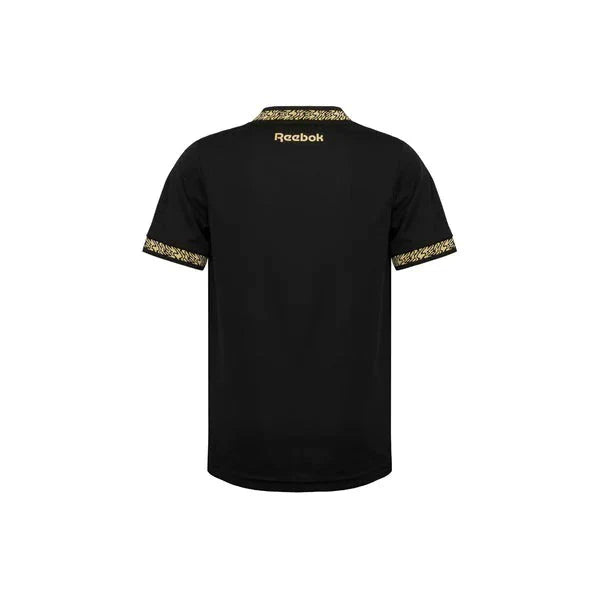 Conjunto Infantil Botafogo Away 24/25 Reebok - Preto e Dourado