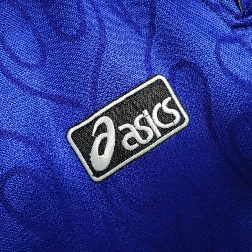 Camisa Japão Retrô 1998/99 Torcedor Asics Masculina - Azul Fogo