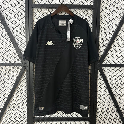 Camisa Vasco da Gama Goleiro 2024/25 - Torcedor Kappa Masculino - Preto