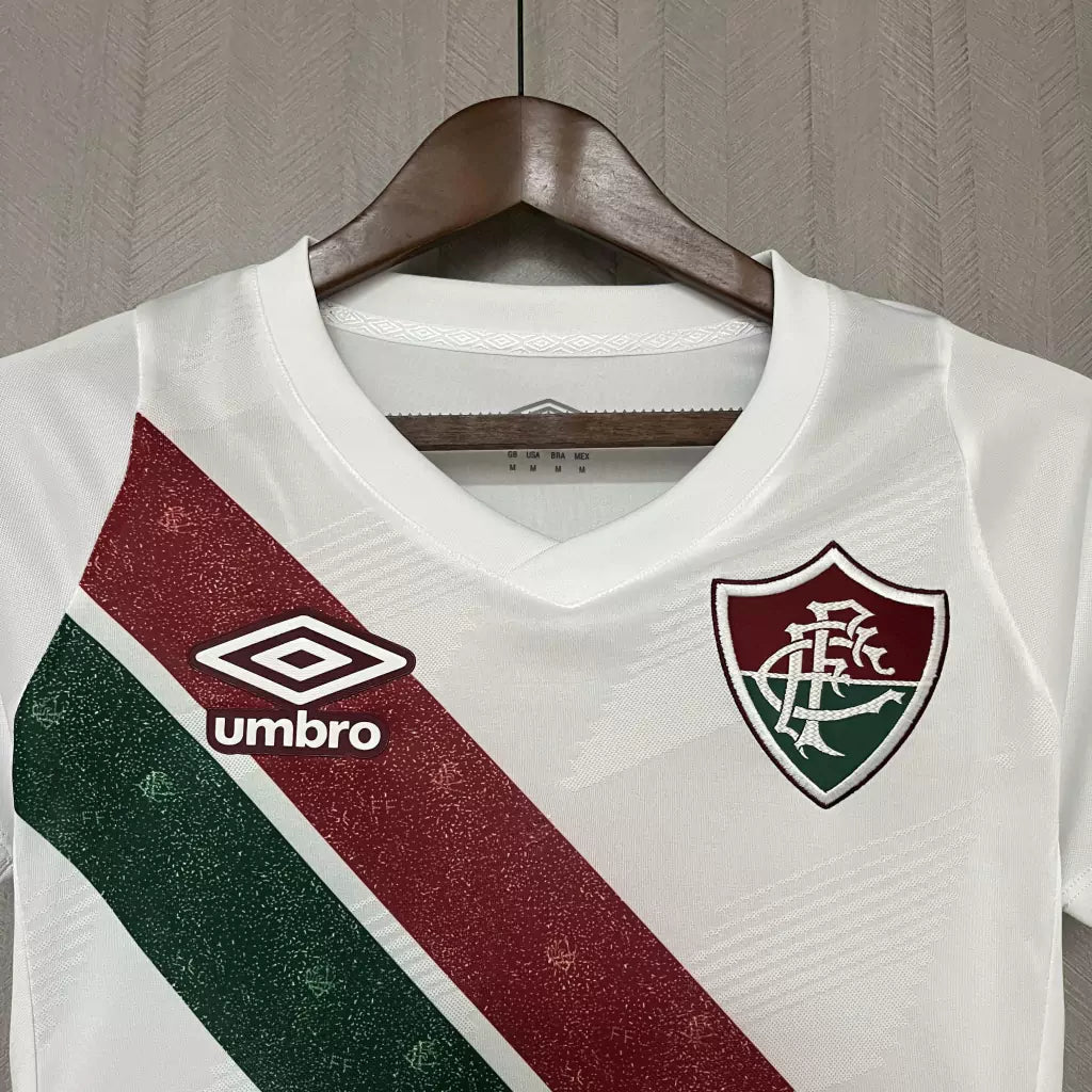 Camisa Fluminense Away 2024/25 Torcedor Umbro Feminina - Branco