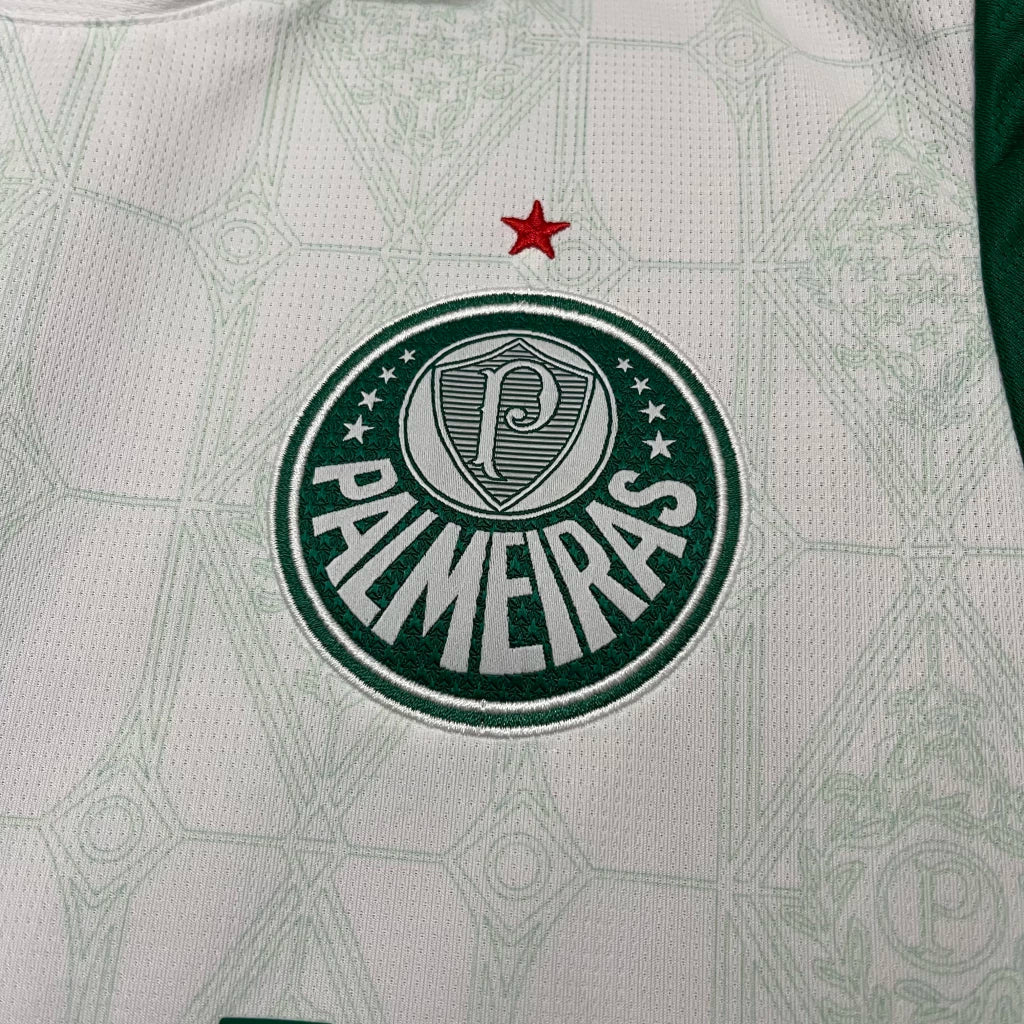 Camisa Palmeiras Away 2025/26 - Feminina Puma - Branco e verde