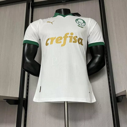 Camisa Palmeiras II Away 2024/25 - Versão Jogador Puma Masculino - Branco e Dourado