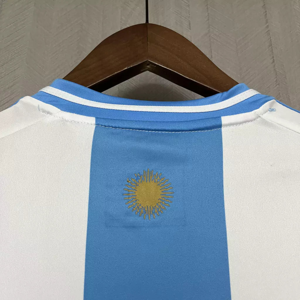 Camisa Seleção Argentina Copa América Home 24/25 - Torcedor Adidas Masculino - Azul e Branco