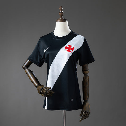 Camisa Vasco Home 2026/27 - Nike Torcedor Feminina - Preto e Branco