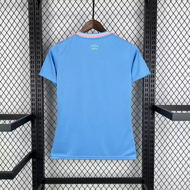 Camisa Inter Miami Third 25/26 - Torcedor Adidas Feminina - Azul