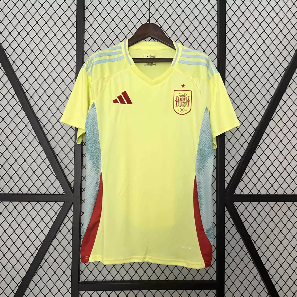 Camisa Espanha Away Eurocopa 24/25 - Torcedor Adidas Masculino - Amarelo