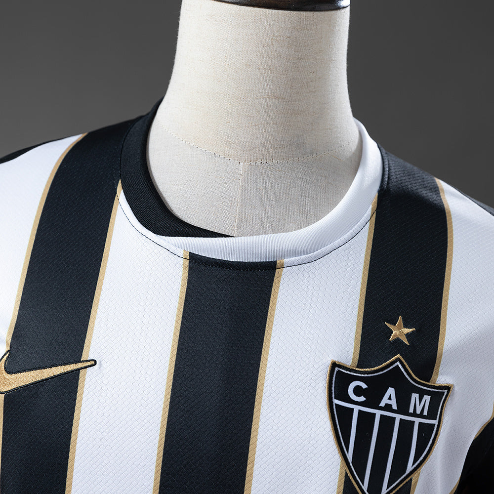 Camisa Atlético Mineiro Home 2026/27 - Infantil Nike - Preto e branco