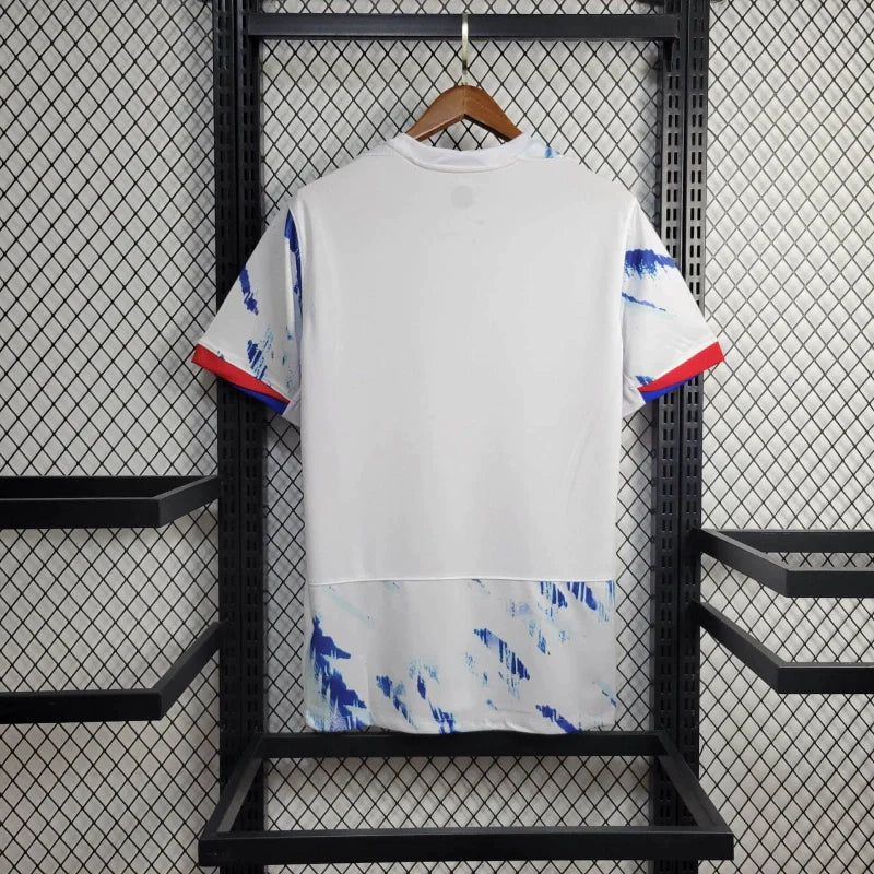 Camisa Noruega Away 24/25 - Torcedor Nike Masculino - Azul e Branco