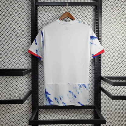 Camisa Noruega Away 24/25 - Torcedor Nike Masculino - Azul e Branco