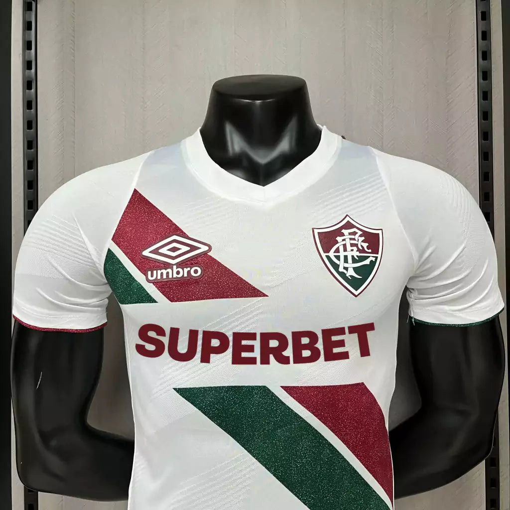 Camisa Fluminense Away 2024/25 - Versão Jogador Umbro Masculino - Branco