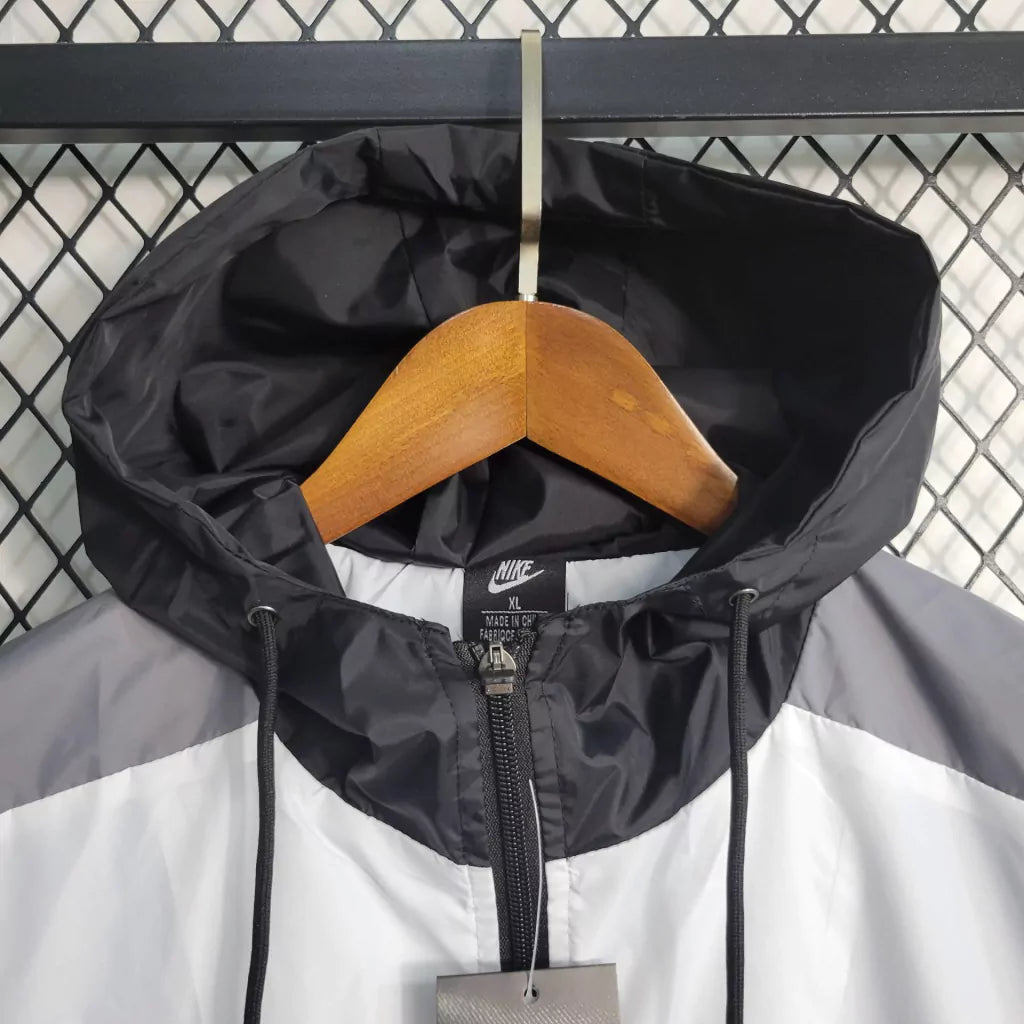 Corta Vento Nike Masculino - Branco e Cinza