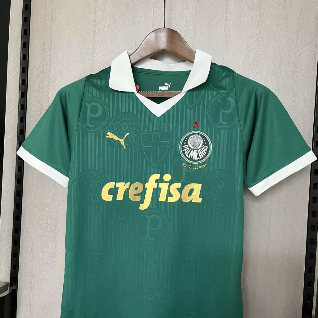 Conjunto Infantil Palmeiras Home 2024/25 - Torcedor Puma - Verde