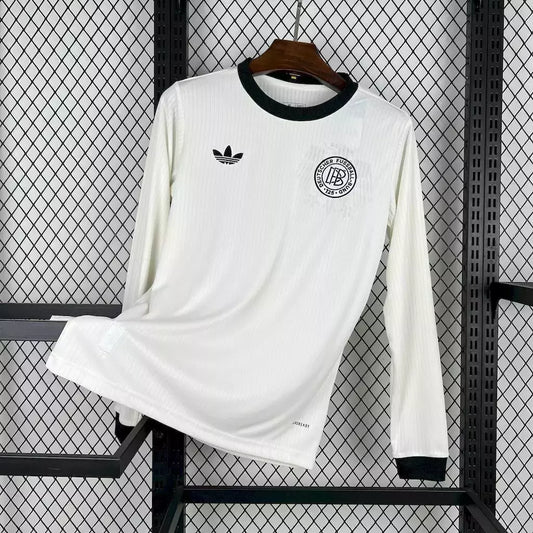 Camisa Seleção Alemanha Edição 125 anos - Manga Longa - Branca