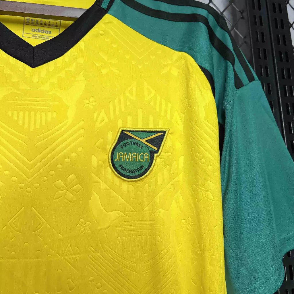 Camisa Jamaica Copa América Home 24/25 - Torcedor Adidas Masculino - Amarelo
