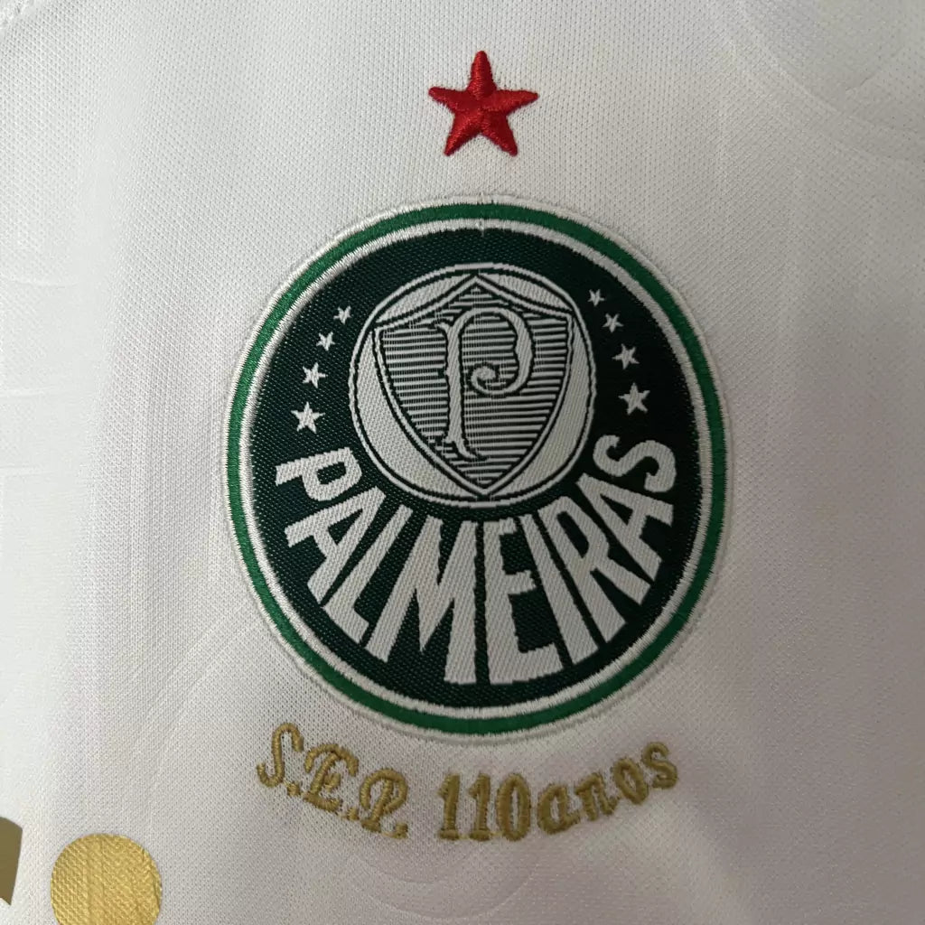 Conjunto Infantil Palmeiras Away 2024/25 - Torcedor Puma - Branco