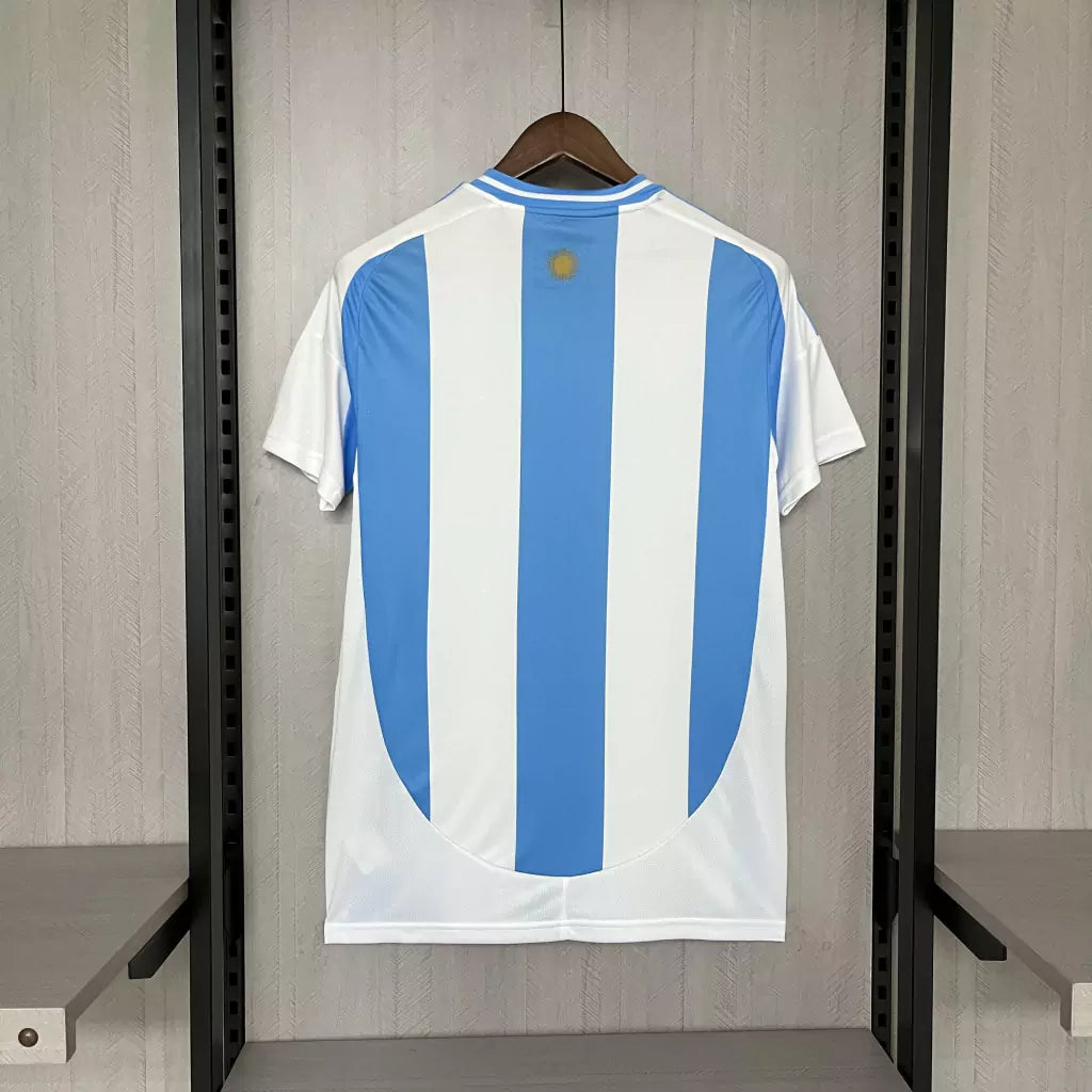 Camisa Seleção Argentina Copa América Home 24/25 - Torcedor Adidas Masculino - Azul e Branco