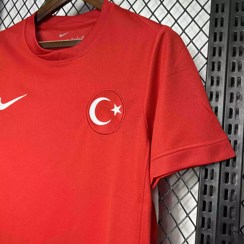 Camisa Turquia Away Eurocopa 24/25 - Torcedor Nike Masculino - Vermelho