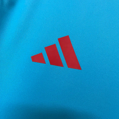 Camisa Flamengo Treino 2024/25 - Feminina Adidas - Azul claro