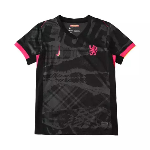 Camisa Chelsea Third 24/25 - Torcedor Nike Feminina - Preto e Rosa