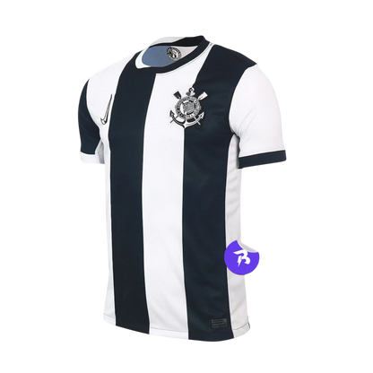 Camisa Timão Third 24/25 - Torcedor Nike Masculino - Preto e Branco