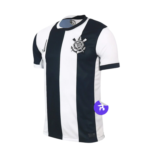 Camisa Timão Third 24/25 - Torcedor Nike Masculino - Preto e Branco