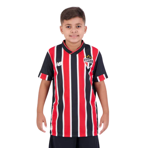 Conjunto Infantil São Paulo Away 2024 - Torcedor New Balance