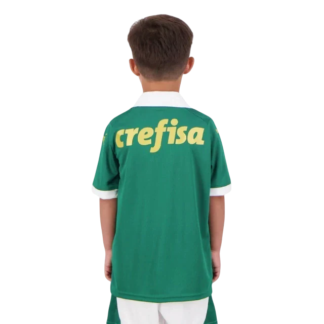 Conjunto Infantil Palmeiras Home 2024/25 - Torcedor Puma - Verde