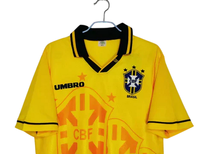 Camisa Seleção Brasileira Retrô Home 1994 Torcedor Umbro Masculina - Tetra