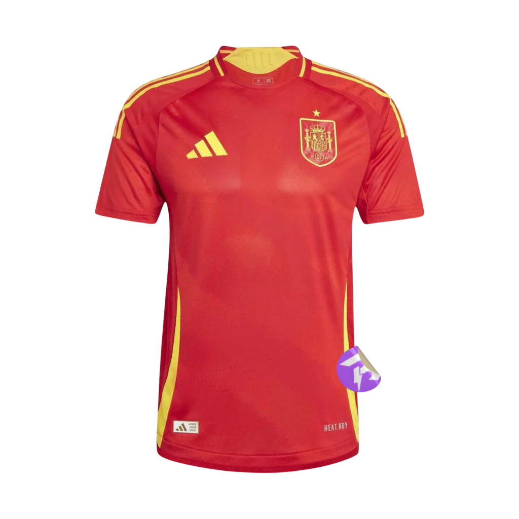 Camisa Espanha Home Eurocopa 24/25 - Torcedor Adidas Masculino - Vermelho