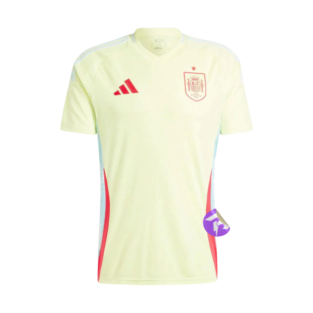 Camisa Espanha Away Eurocopa 24/25 - Torcedor Adidas Masculino - Amarelo