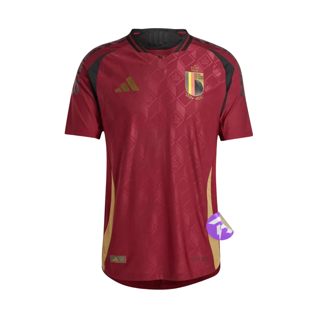 Camisa Bélgica Home Eurocopa 24/25 - Torcedor Adidas Masculino - Vinho