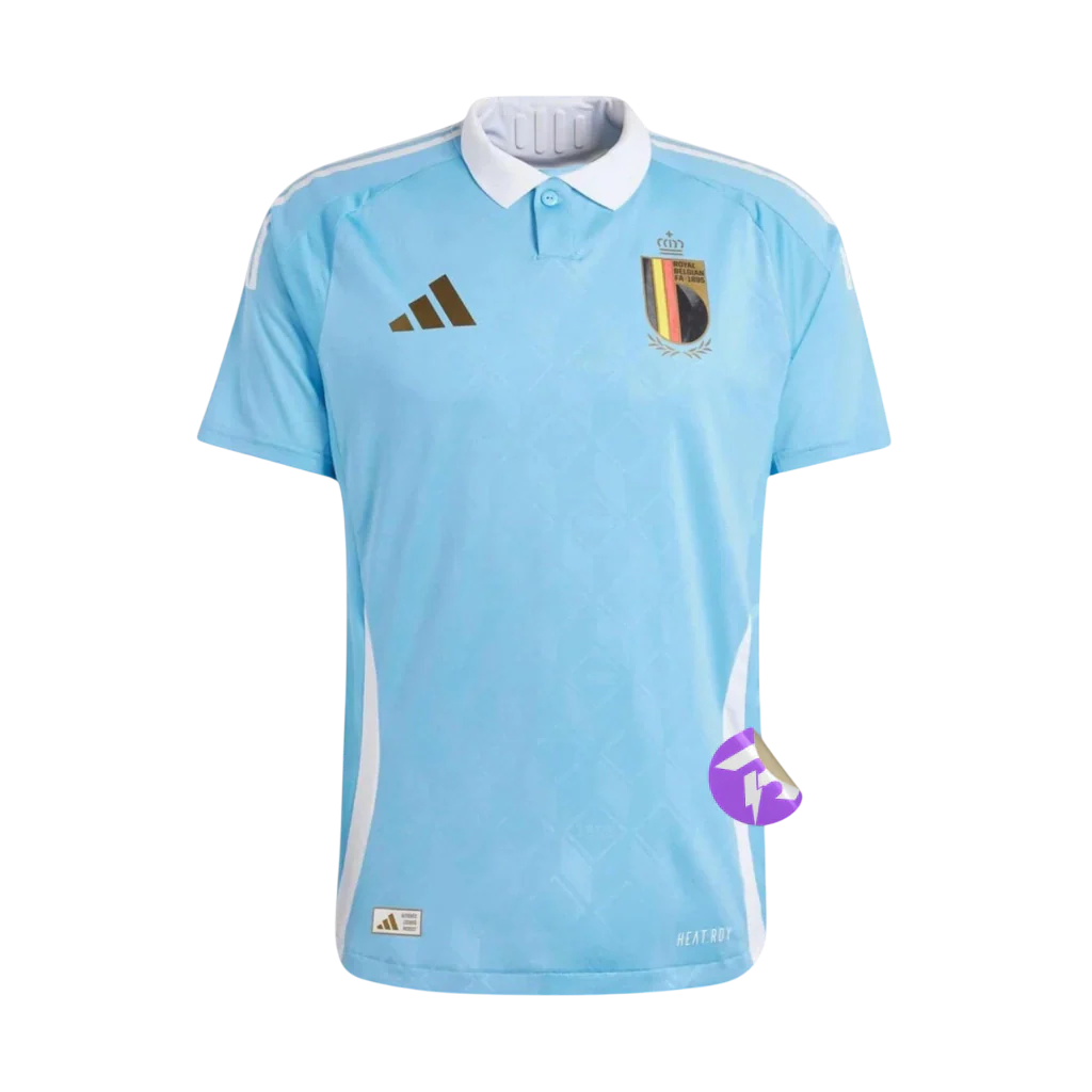 Camisa Bélgica Away Eurocopa 24/25 - Torcedor Adidas Masculino - Azul