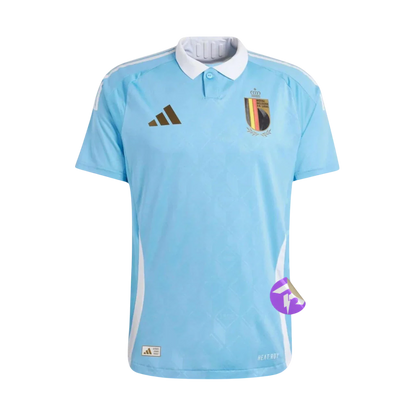 Camisa Bélgica Away Eurocopa 24/25 - Torcedor Adidas Masculino - Azul
