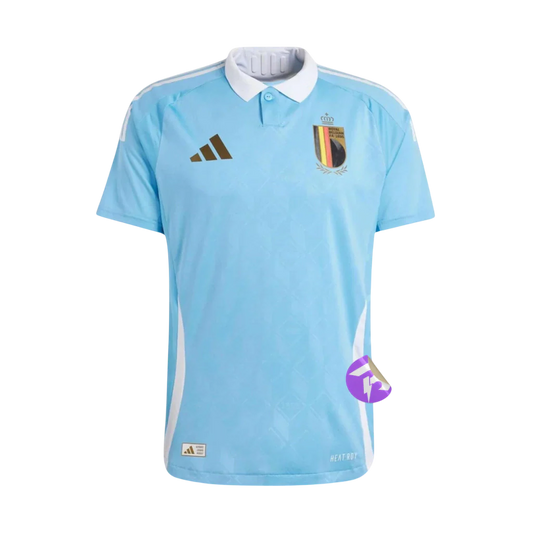 Camisa Bélgica Away Eurocopa 24/25 - Torcedor Adidas Masculino - Azul