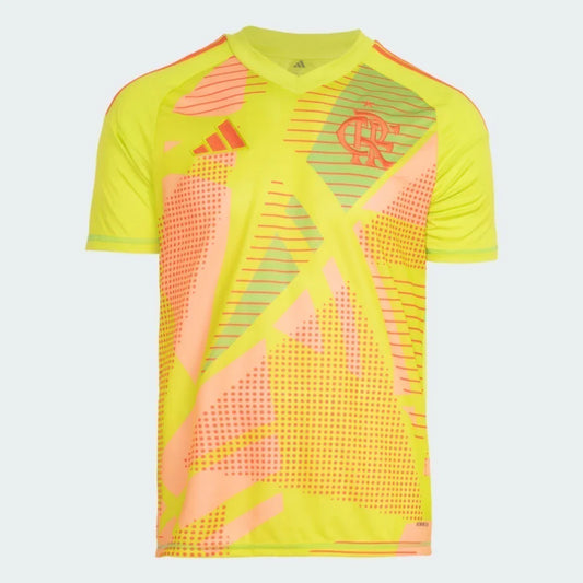 Camisa Flamengo Goleiro I 25/26 - Masculina Adidas - Amarelo