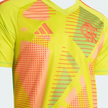 Camisa Flamengo Goleiro I 25/26 - Masculina Adidas - Amarelo