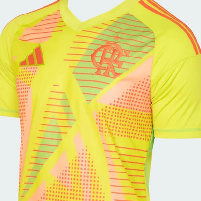 Camisa Flamengo Goleiro I 25/26 - Masculina Adidas - Amarelo