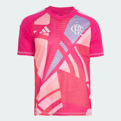 Camisa Flamengo Goleiro II 25/26 - Masculina Adidas - Rosa