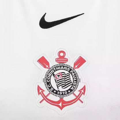 Camisa Timão Home 2025/26 - Torcedor Nike Masculino - Preto e Branco