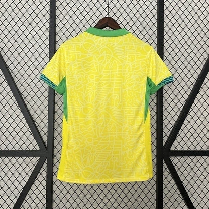 Camisa Seleção Brasileira I Home 24/25 - Torcedor Nike Feminina - Amarelo