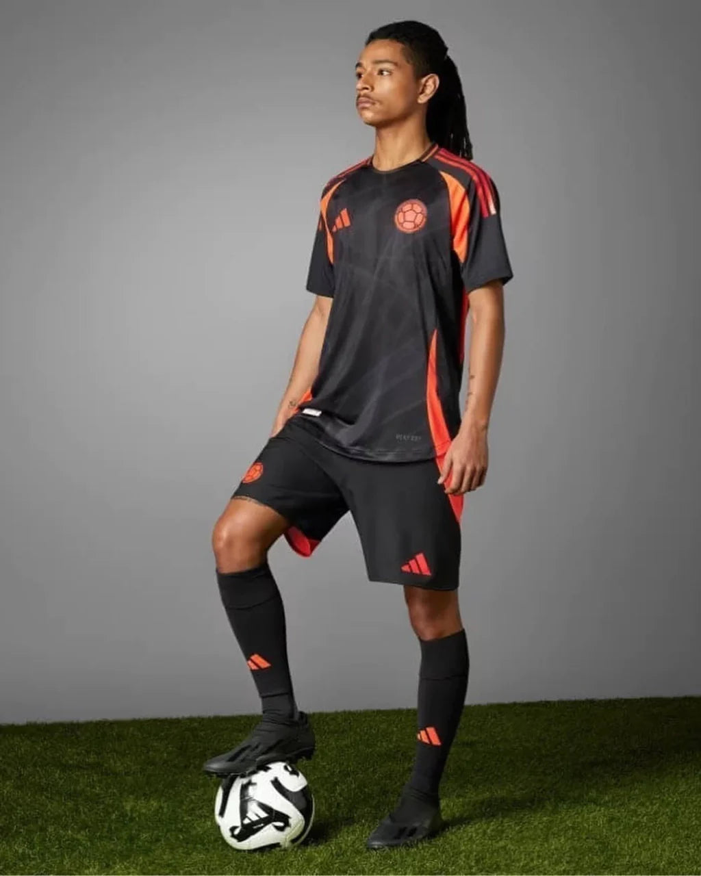 Camisa Colômbia Away Copa América 24/25 - Torcedor Adidas Masculino - Preto