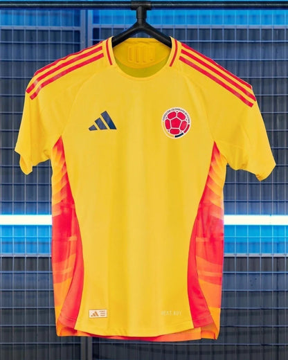 Camisa Colômbia Home Copa América 24/25 - Torcedor Adidas Masculino - Amarelo