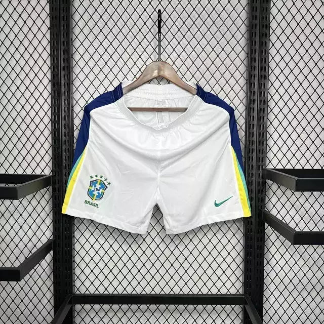 Short Brasil Away 2024 - Nike Masculino - Branco