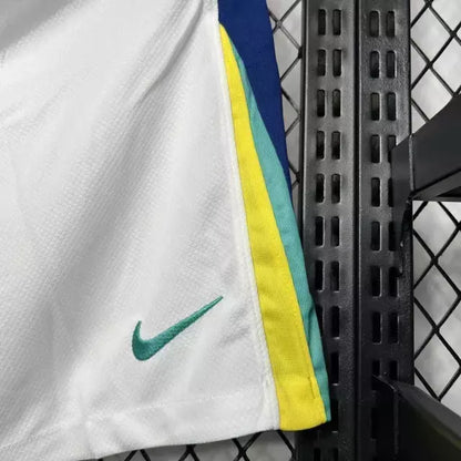 Short Brasil Away 2024 - Nike Masculino - Branco