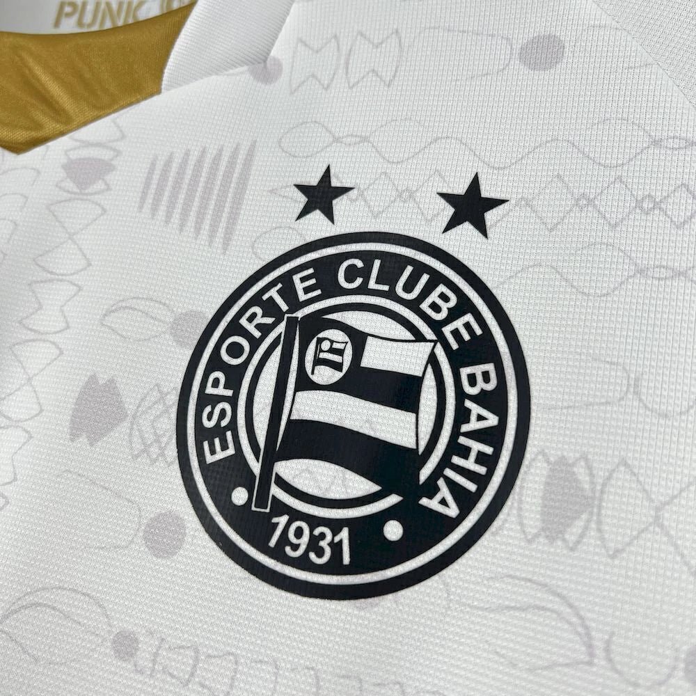 Camisa Bahia Edição AFROPUNK Branca 2025/26 Torcedor Pro Masculino