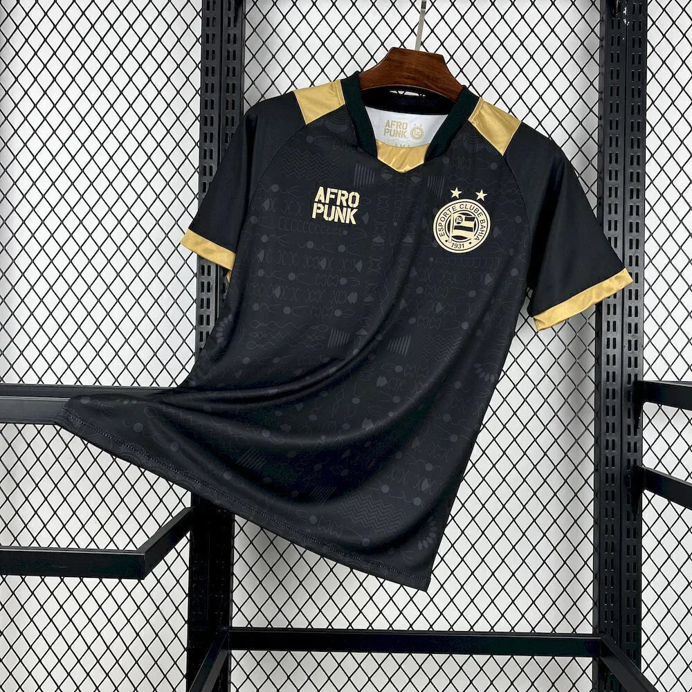 Camisa Bahia Edição AFROPUNK Preta 2025/26 Torcedor Pro Masculino