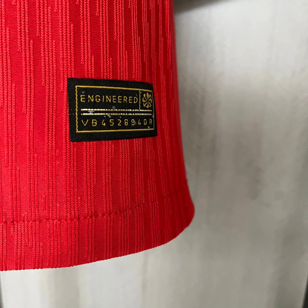 Camisa Portugal Versão Jogador Home Eurocopa 24/25 - Torcedor Nike Masculino - Vermelho