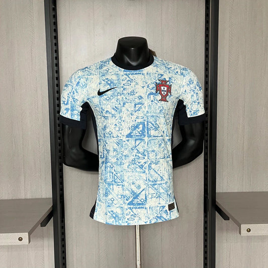 Camisa Portugal Versão Jogador Away Eurocopa 24/25 - Torcedor Nike Masculino - Azul