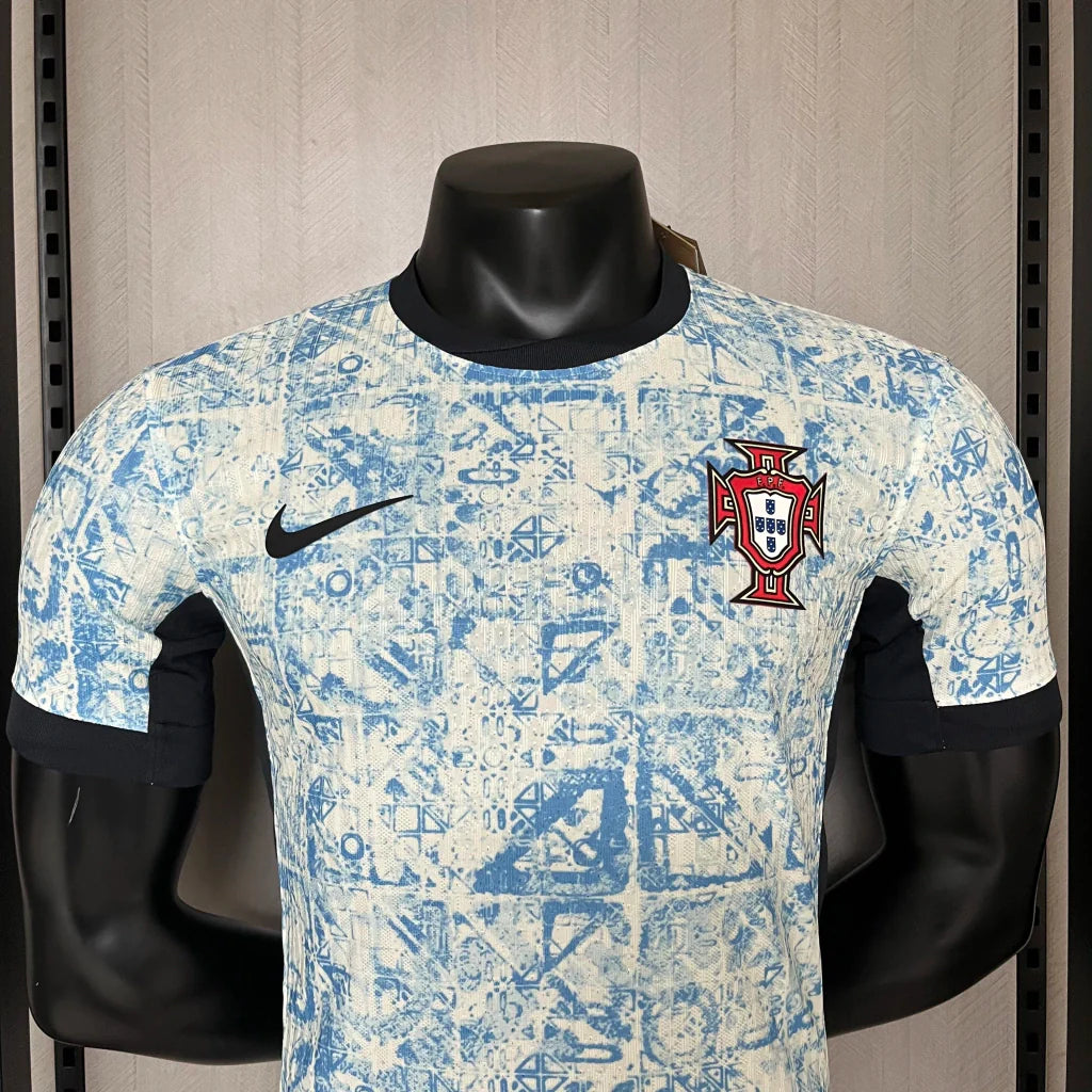 Camisa Portugal Versão Jogador Away Eurocopa 24/25 - Torcedor Nike Masculino - Azul