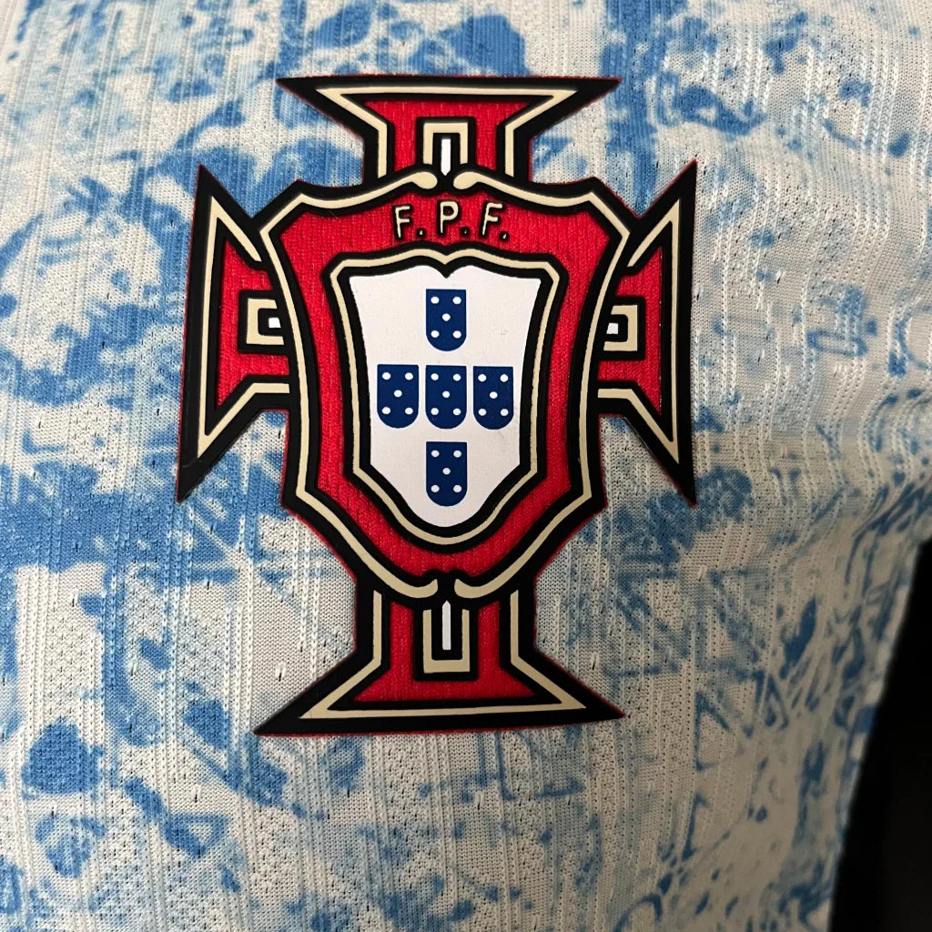 Camisa Portugal Versão Jogador Away Eurocopa 24/25 - Torcedor Nike Masculino - Azul
